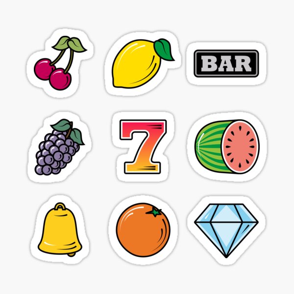 All fruit machines symbols