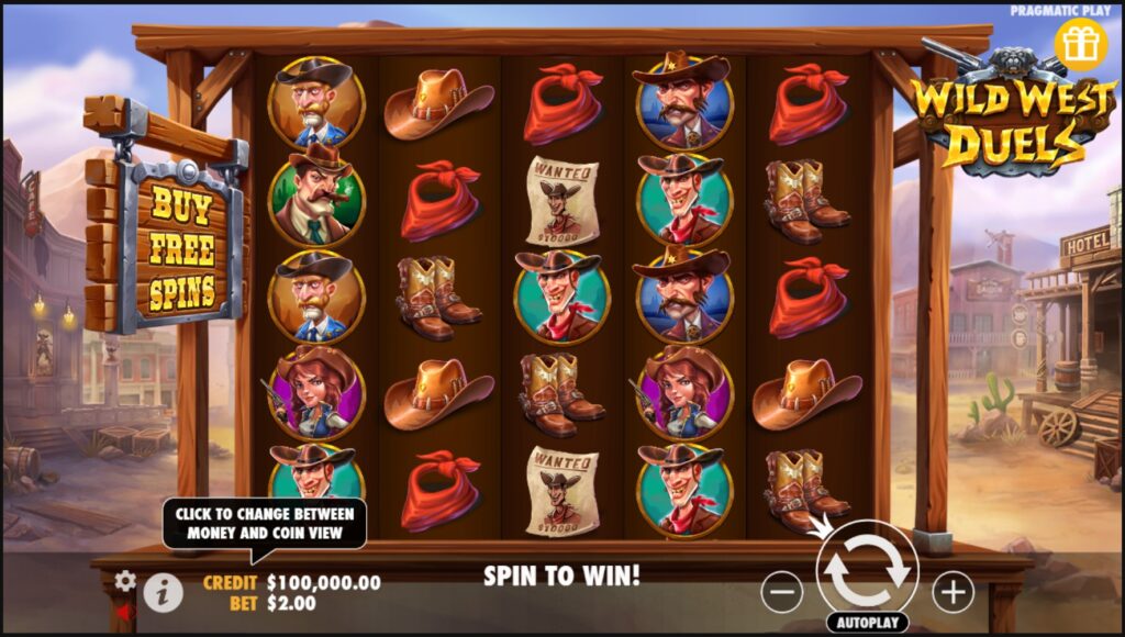 Wild west slots demo