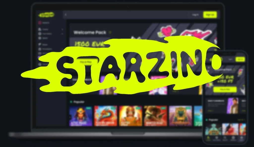 wide selection of games on starzino